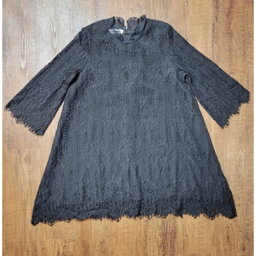 Xingchenbuyi lace mini tent dress